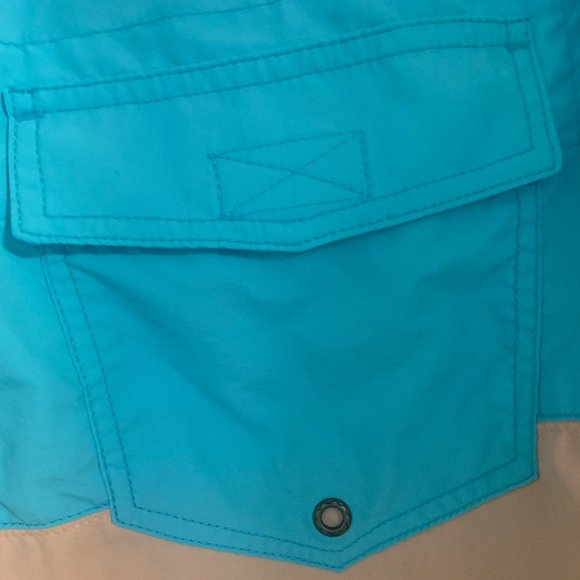 Barney Cools Tea/Peach/Polka Swim Trunks - Picture 6 of 7